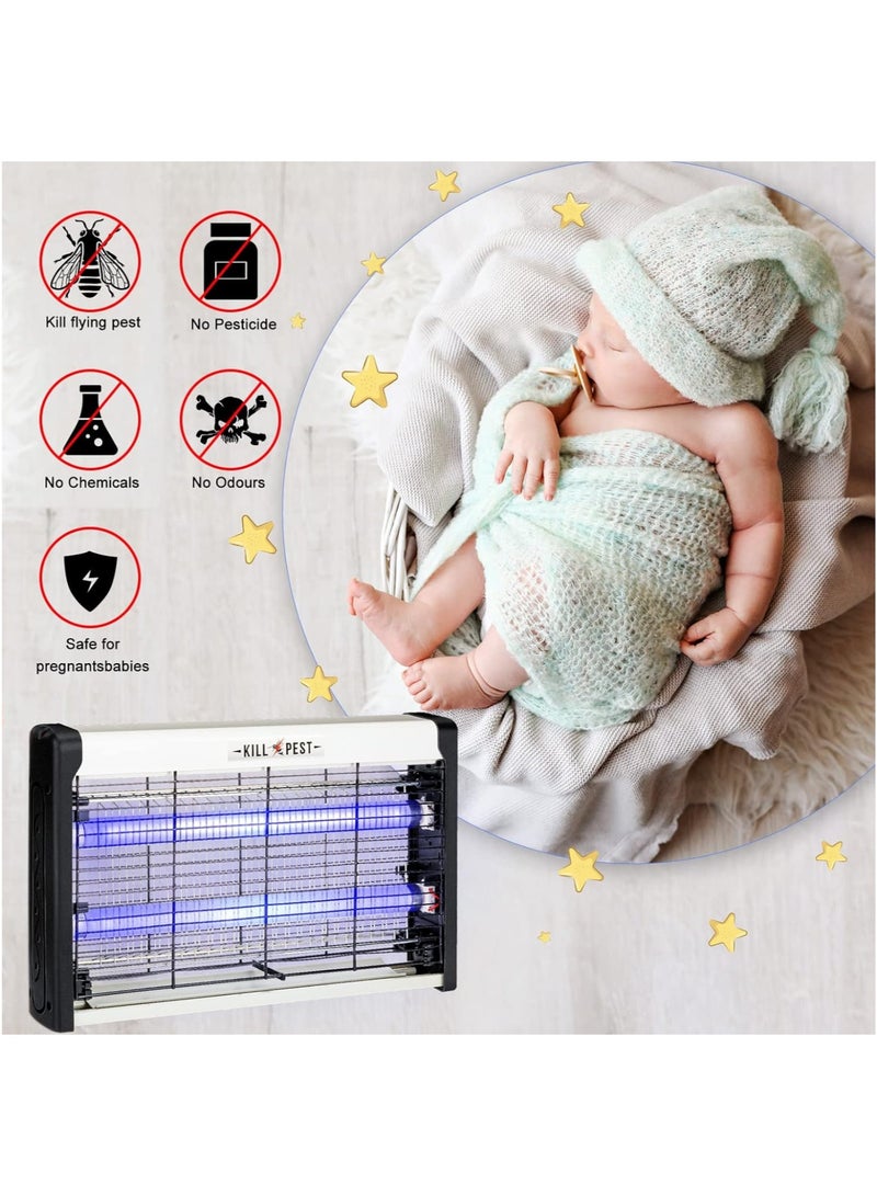 MASINGAA 30W Electric Bug Zapper, Mosquito Swatter, Insect Killer with LED Insect Trap, Odorless, Safe and Hygienic for Homes, Offices, and Hotels - Image 5